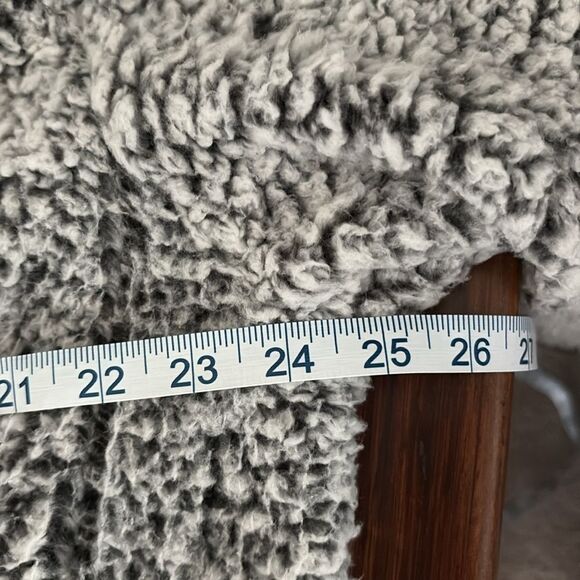 Express One Eleven Oversized Sherpa 1/4 Zip Sweatshirt Size S - Picture 10 of 11